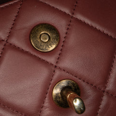 CC Quilted Lambskin Double Flap_8