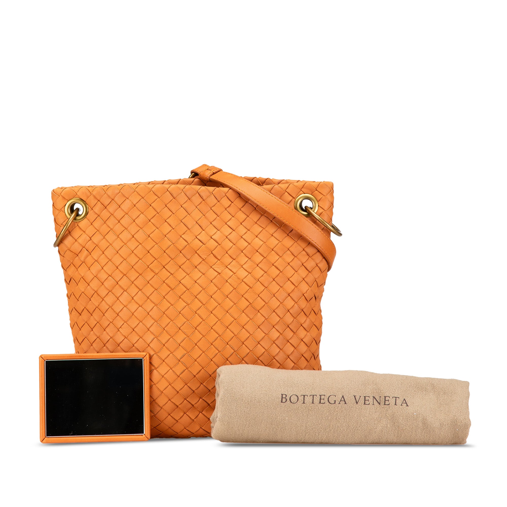 Leather Intrecciato Crossbody