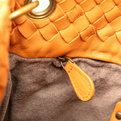 Leather Intrecciato Crossbody