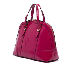 Medium Microguccissima Patent Nice Dome Satchel
