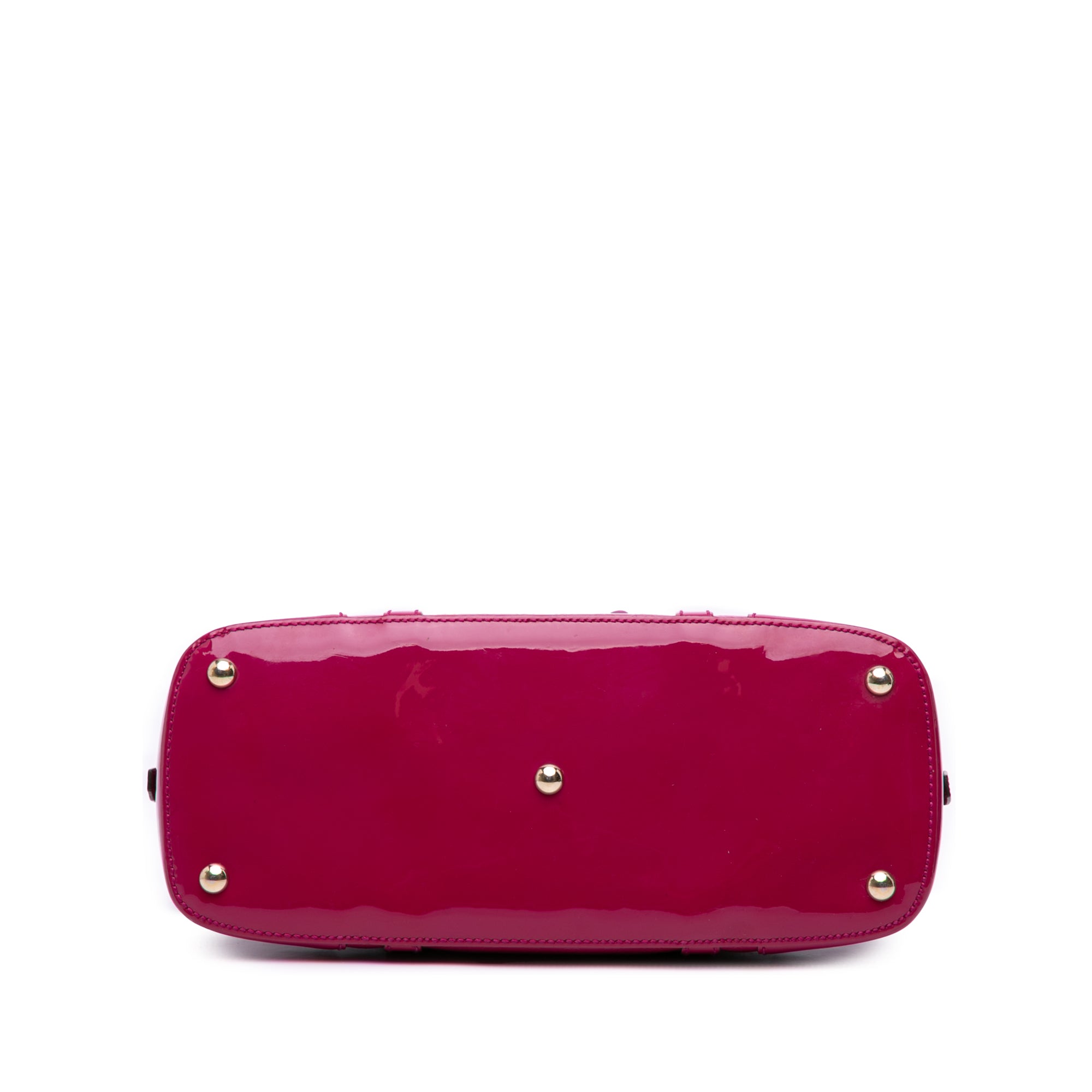Medium Microguccissima Patent Nice Dome Satchel
