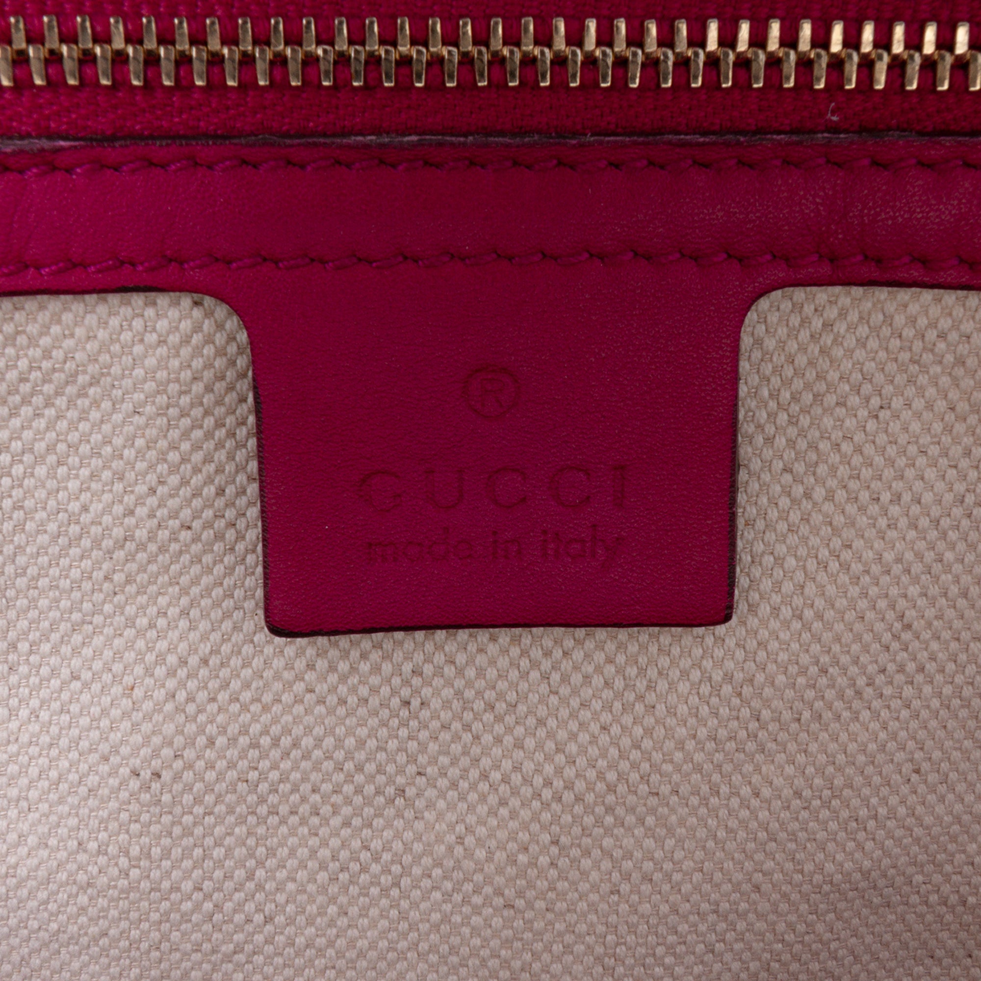 Medium Microguccissima Patent Nice Dome Satchel