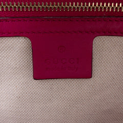Medium Microguccissima Patent Nice Dome Satchel