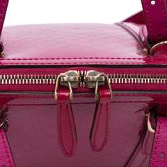 Medium Microguccissima Patent Nice Dome Satchel
