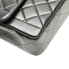Medium CC Quilted Lambskin Border Single Flap