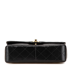 Medium CC Quilted Lambskin Border Single Flap