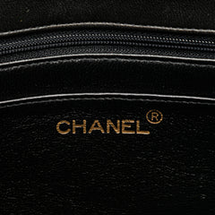 Medium CC Quilted Lambskin Border Single Flap
