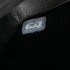 Medium CC Quilted Lambskin Border Single Flap