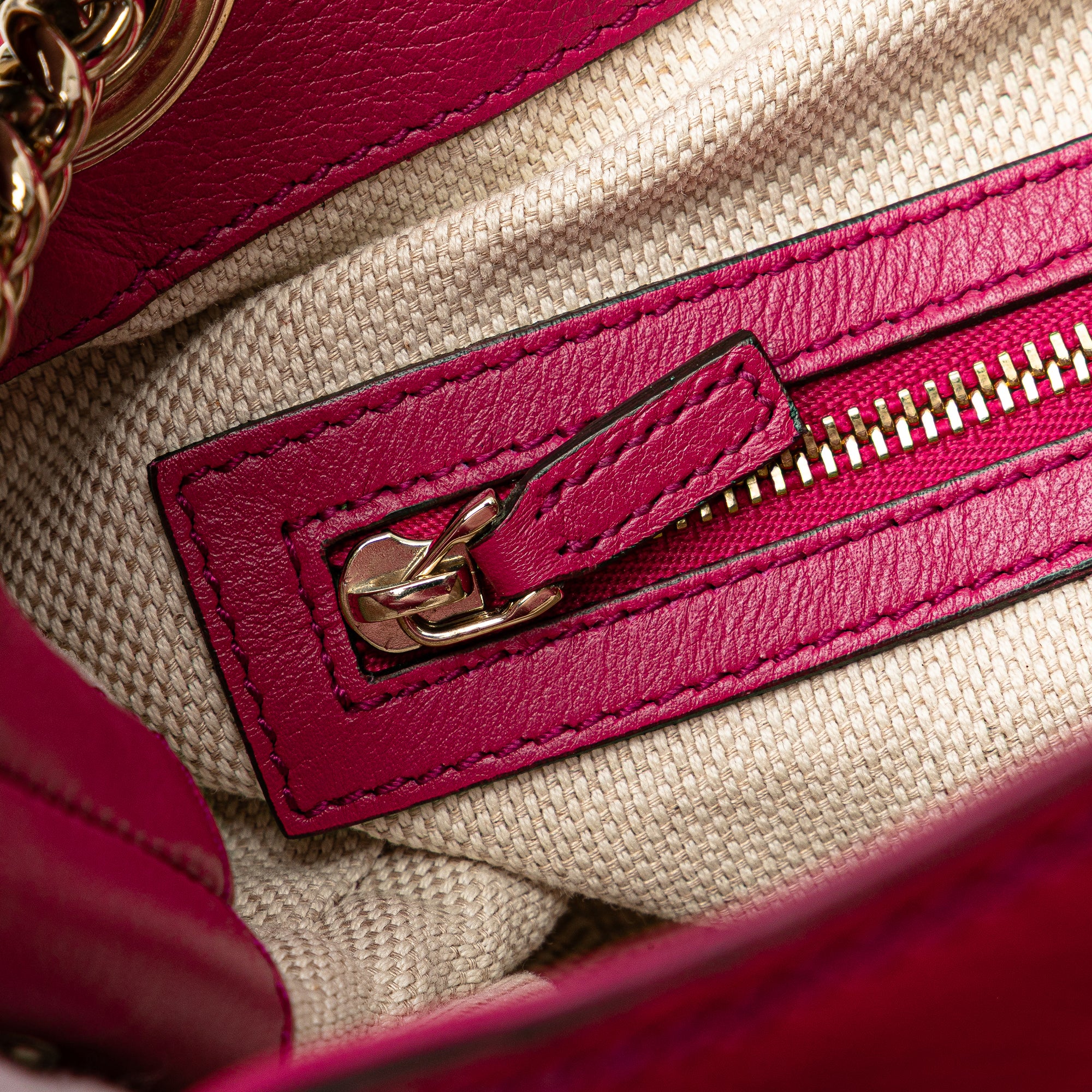 Medium Patent Soho Chain Tote