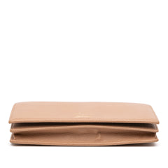 Dollar Calfskin Swing Wallet On Strap