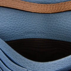 Dollar Calfskin Swing Wallet On Strap