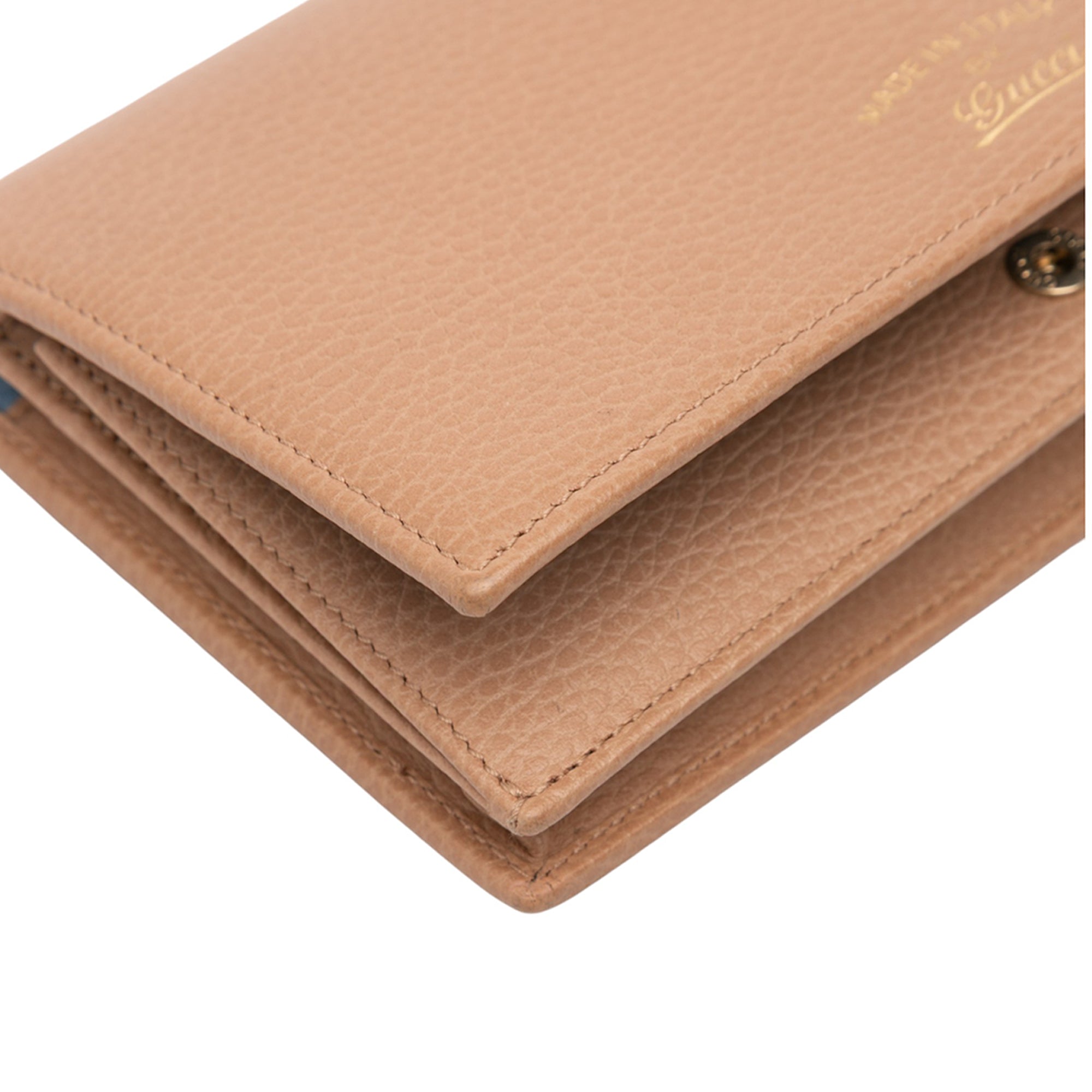 Dollar Calfskin Swing Wallet On Strap