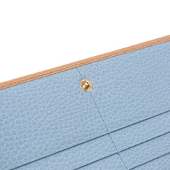 Dollar Calfskin Swing Wallet On Strap