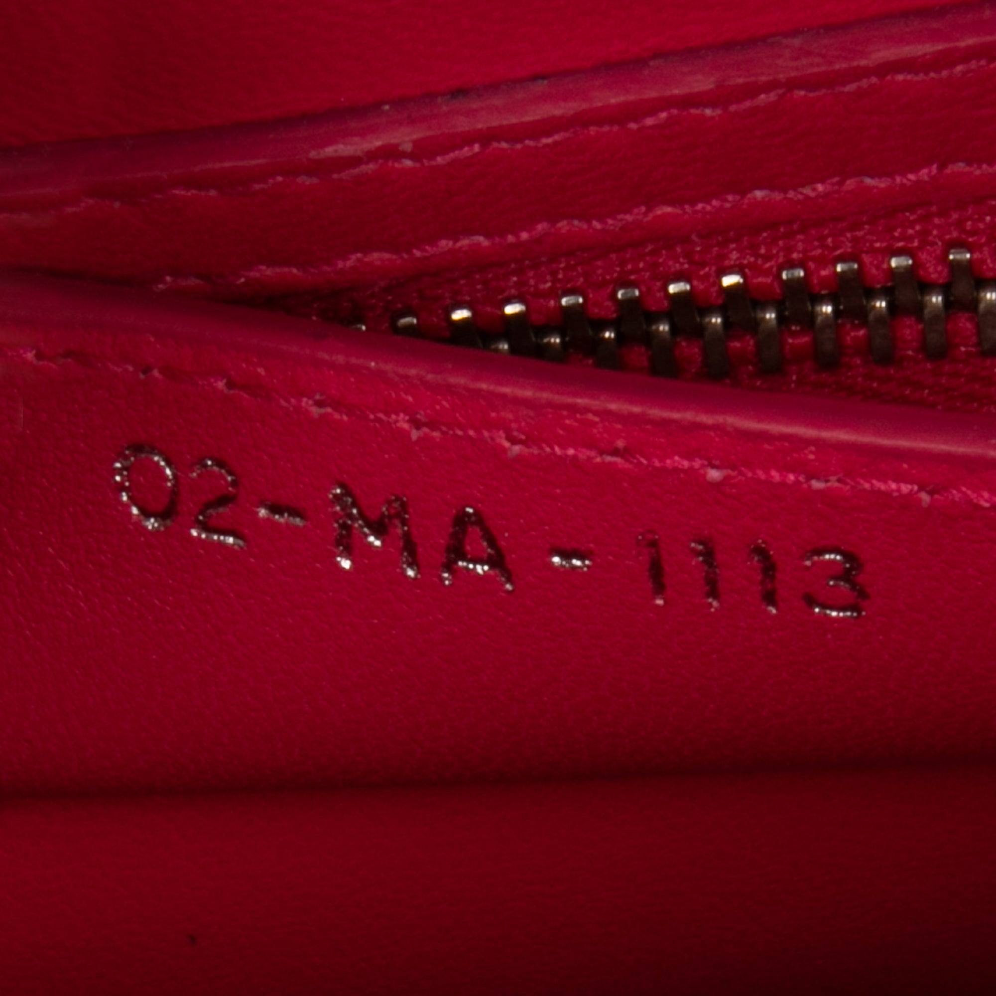 Medium Woven Raffia Lady Dior