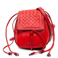 Nappa Intrecciato Double Sided Flap Crossbody