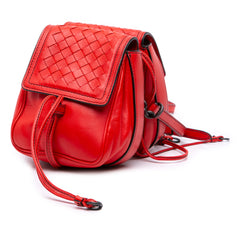 Nappa Intrecciato Double Sided Flap Crossbody