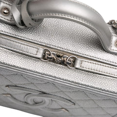 Medium Caviar CC Filigree Vanity Case