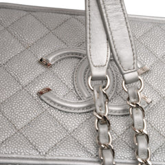 Medium Caviar CC Filigree Vanity Case