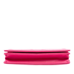 Quilted Lambskin Korean Garden Wallet on Chain