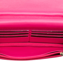 Quilted Lambskin Korean Garden Wallet on Chain