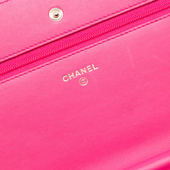 Quilted Lambskin Korean Garden Wallet on Chain