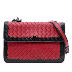 Nappa Intrecciato Glass Shoulder Bag