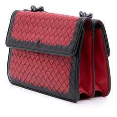 Nappa Intrecciato Glass Shoulder Bag