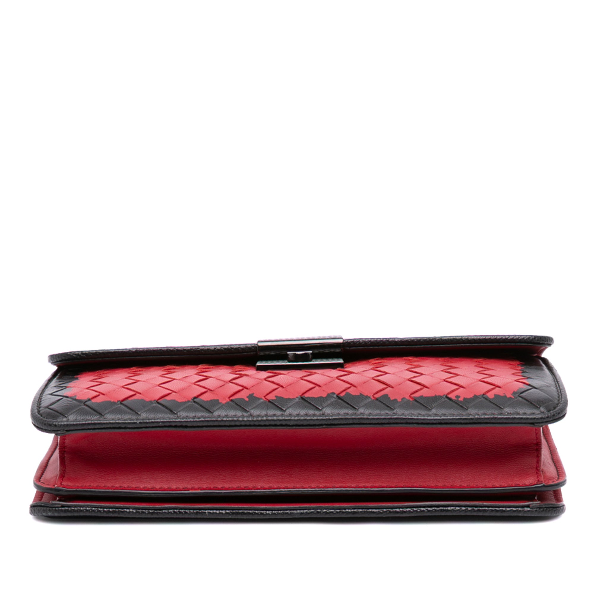 Nappa Intrecciato Glass Shoulder Bag