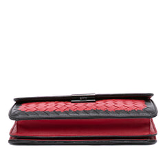 Nappa Intrecciato Glass Shoulder Bag