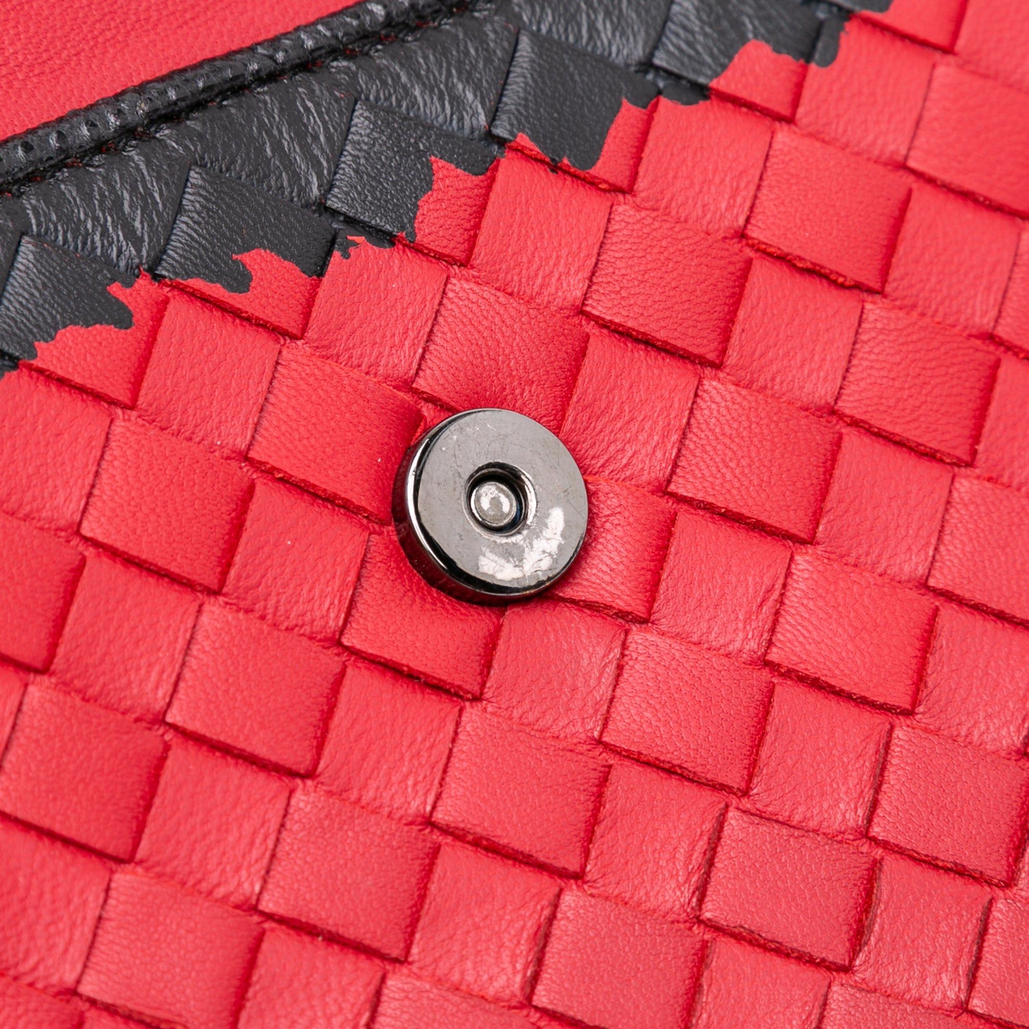 Nappa Intrecciato Glass Shoulder Bag