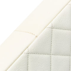 Small Quilted Caviar Chain Melody Flap