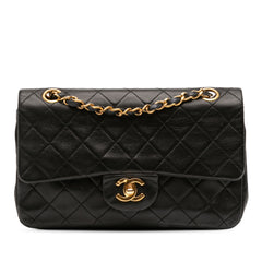 Small Classic Lambskin Double Flap