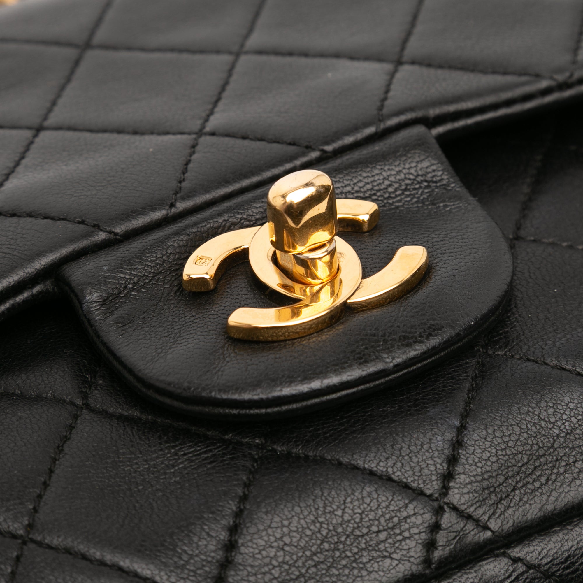 Small Classic Lambskin Double Flap