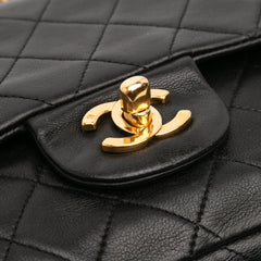 Small Classic Lambskin Double Flap