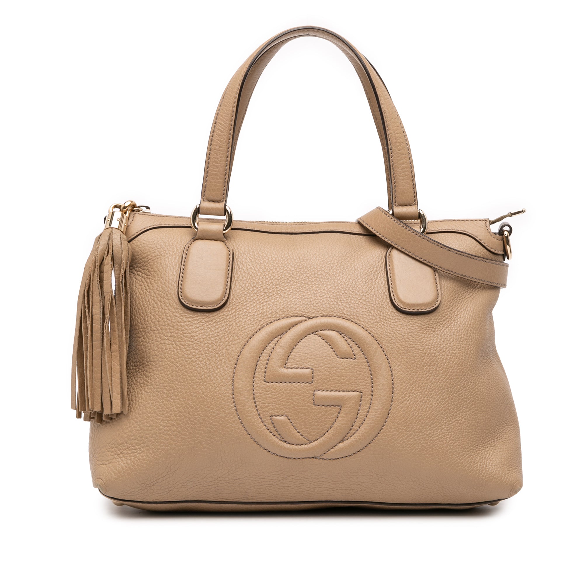 Small Leather Soho Working Satchel