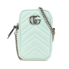 Mini GG Marmont Leather Matelasse Crossbody