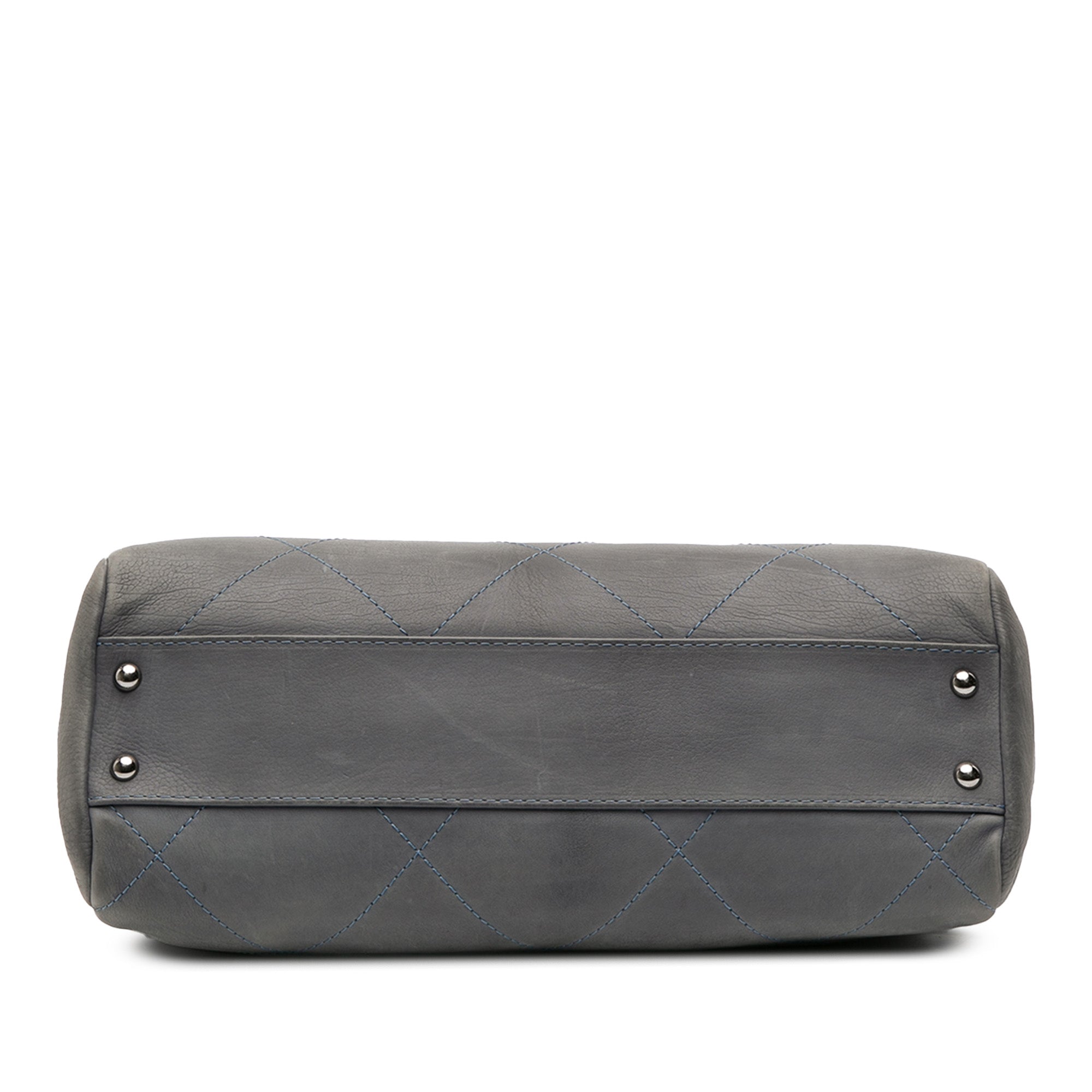 Large Calfskin Ultra Stitch Hamptons Enamel CC Tote