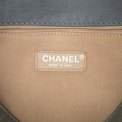 Large Calfskin Ultra Stitch Hamptons Enamel CC Tote