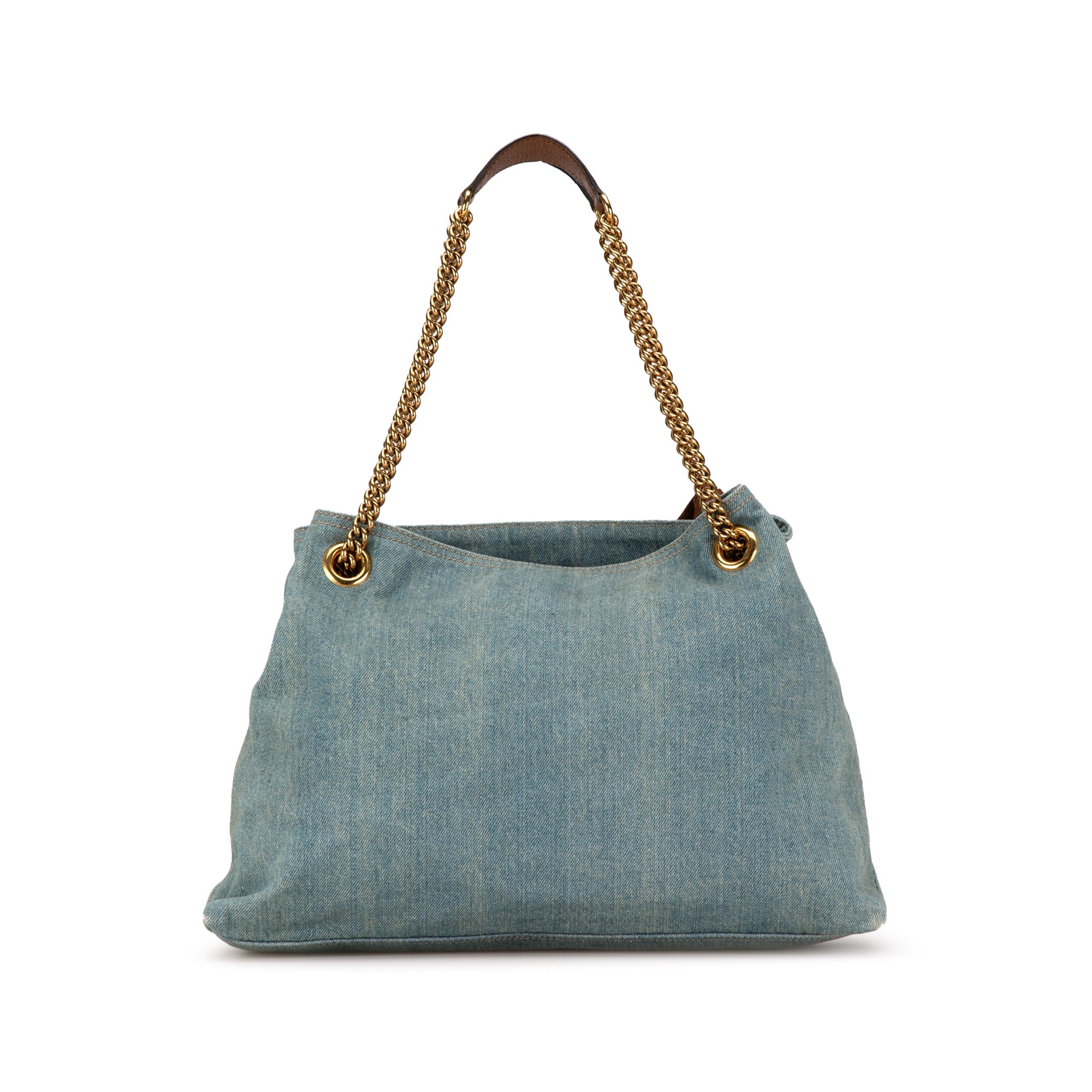 Medium Denim Soho Chain Tote_2