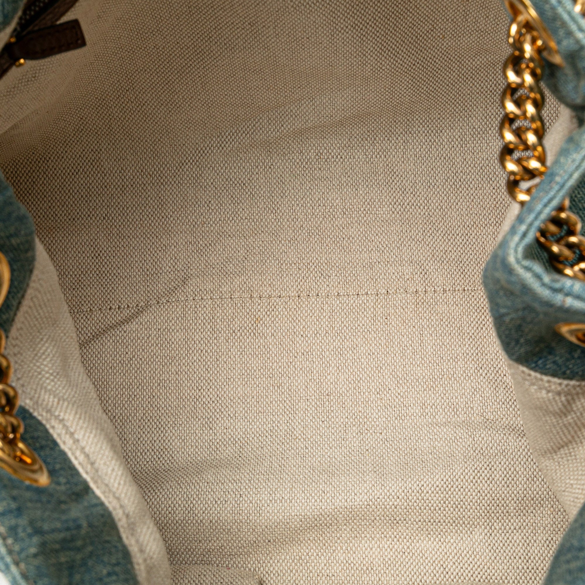 Medium Denim Soho Chain Tote_4