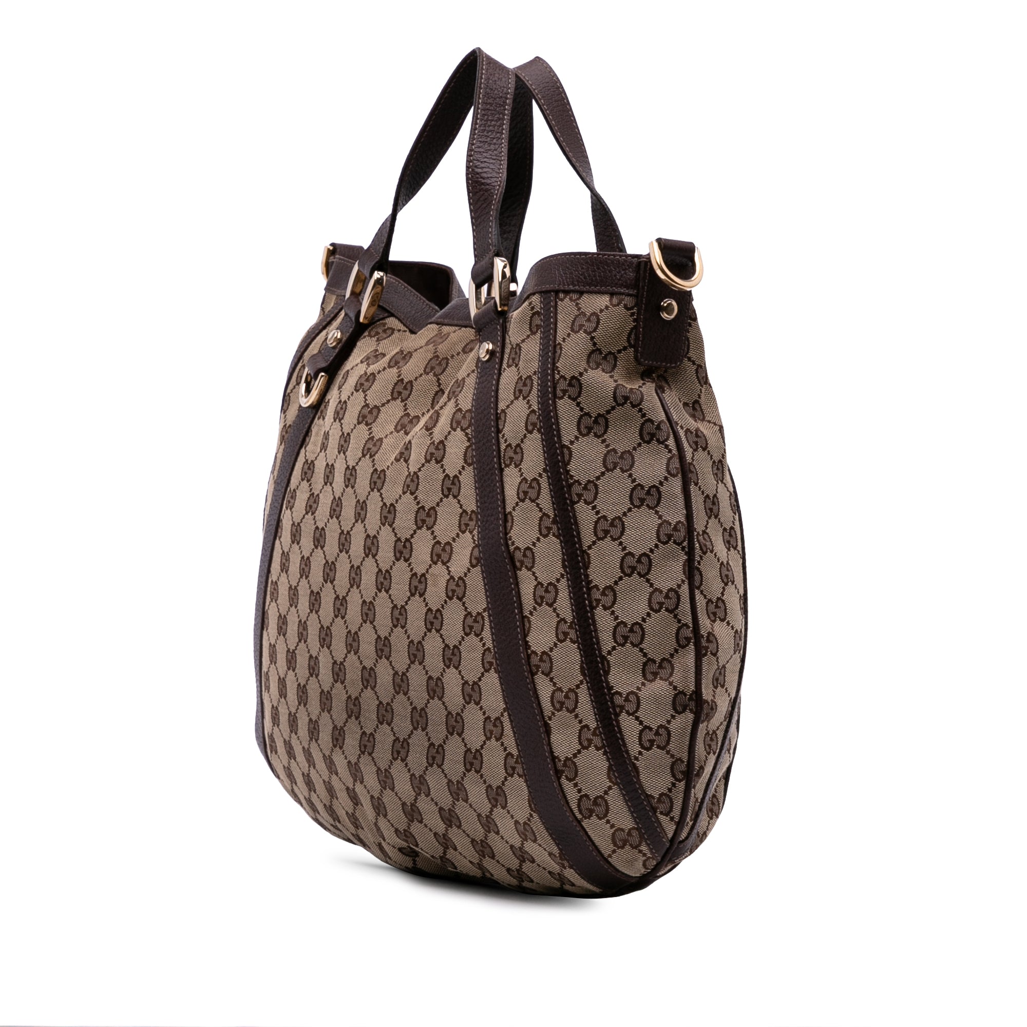 GG Canvas Abbey D Ring Convertible Satchel