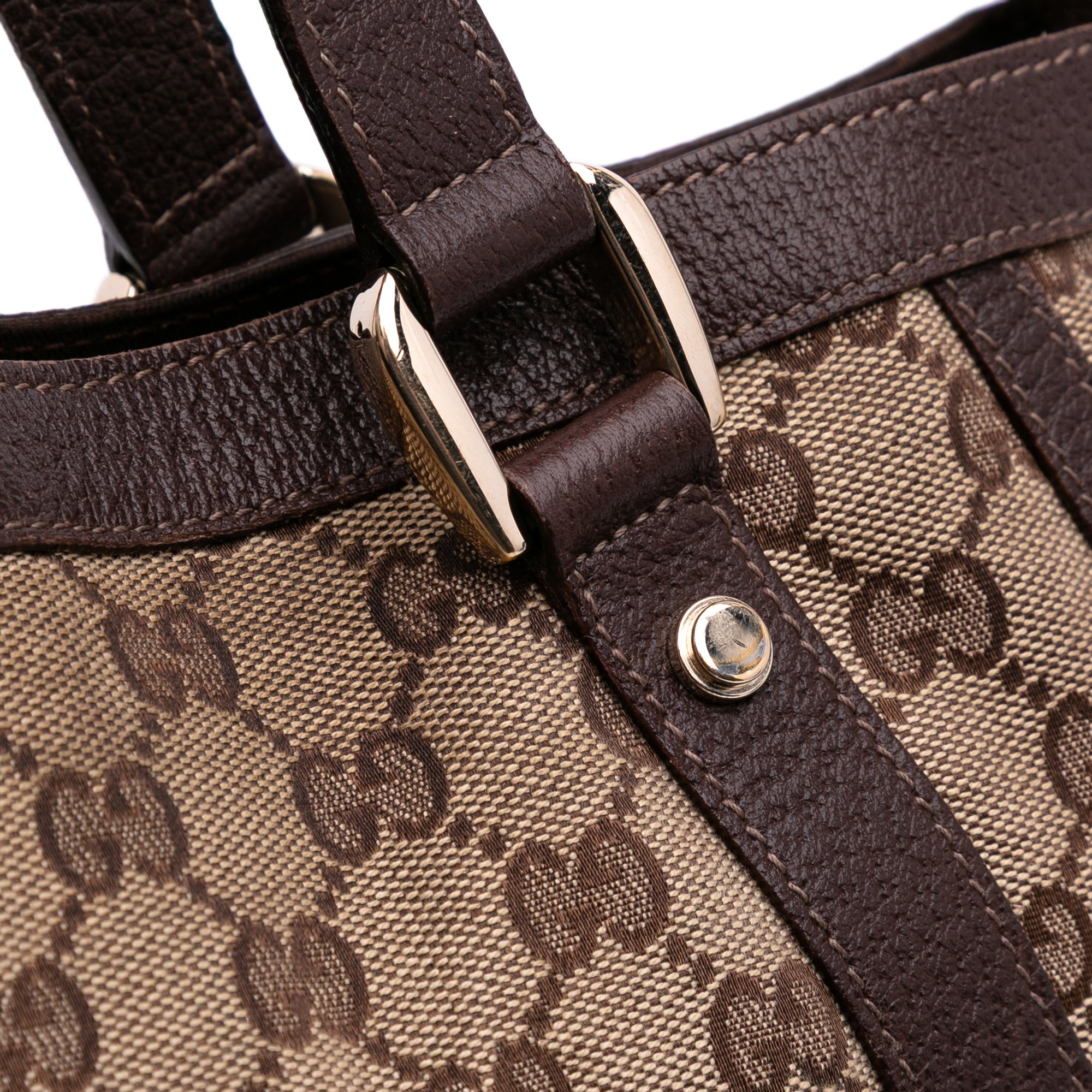 GG Canvas Abbey D Ring Convertible Satchel