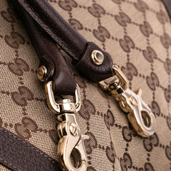 GG Canvas Abbey D Ring Convertible Satchel