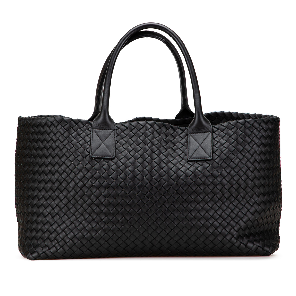 Medium Lambskin Intreccio Cabat Tote