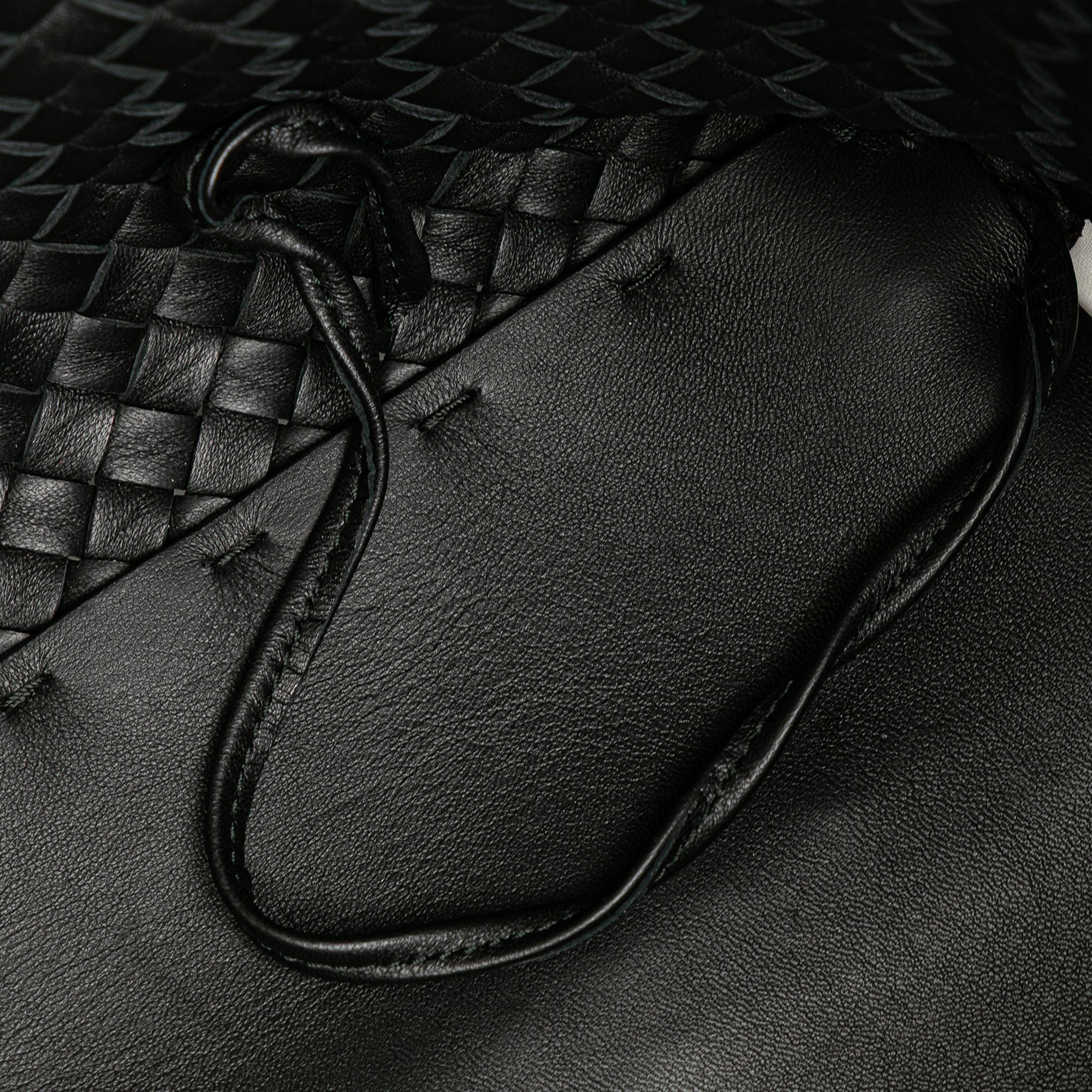 Medium Lambskin Intreccio Cabat Tote