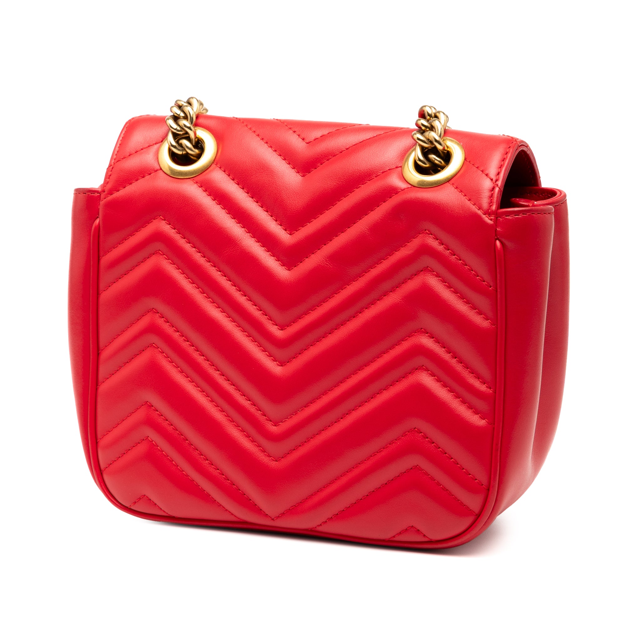 Mini GG Marmont Matelasse Leather Flap Crossbody