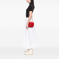 Mini GG Marmont Matelasse Leather Flap Crossbody