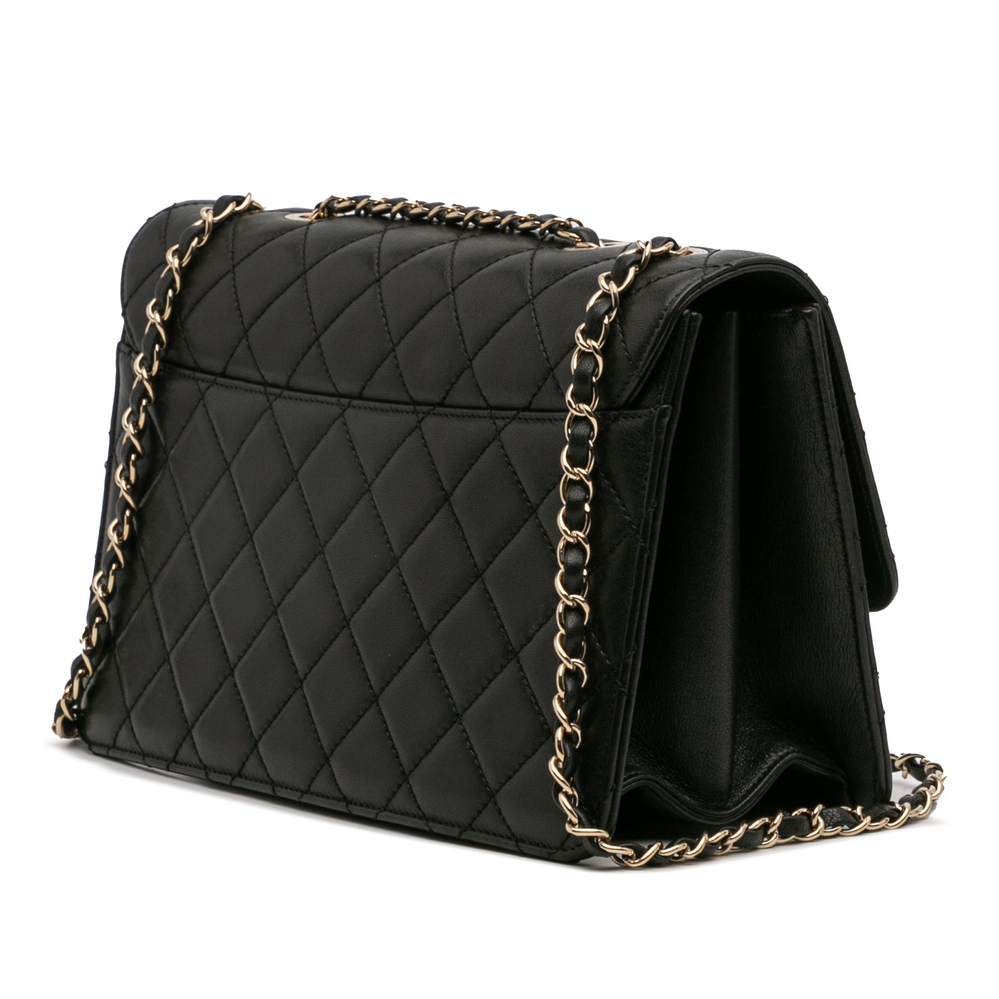 Large Sheepskin Beauty Lock Flap