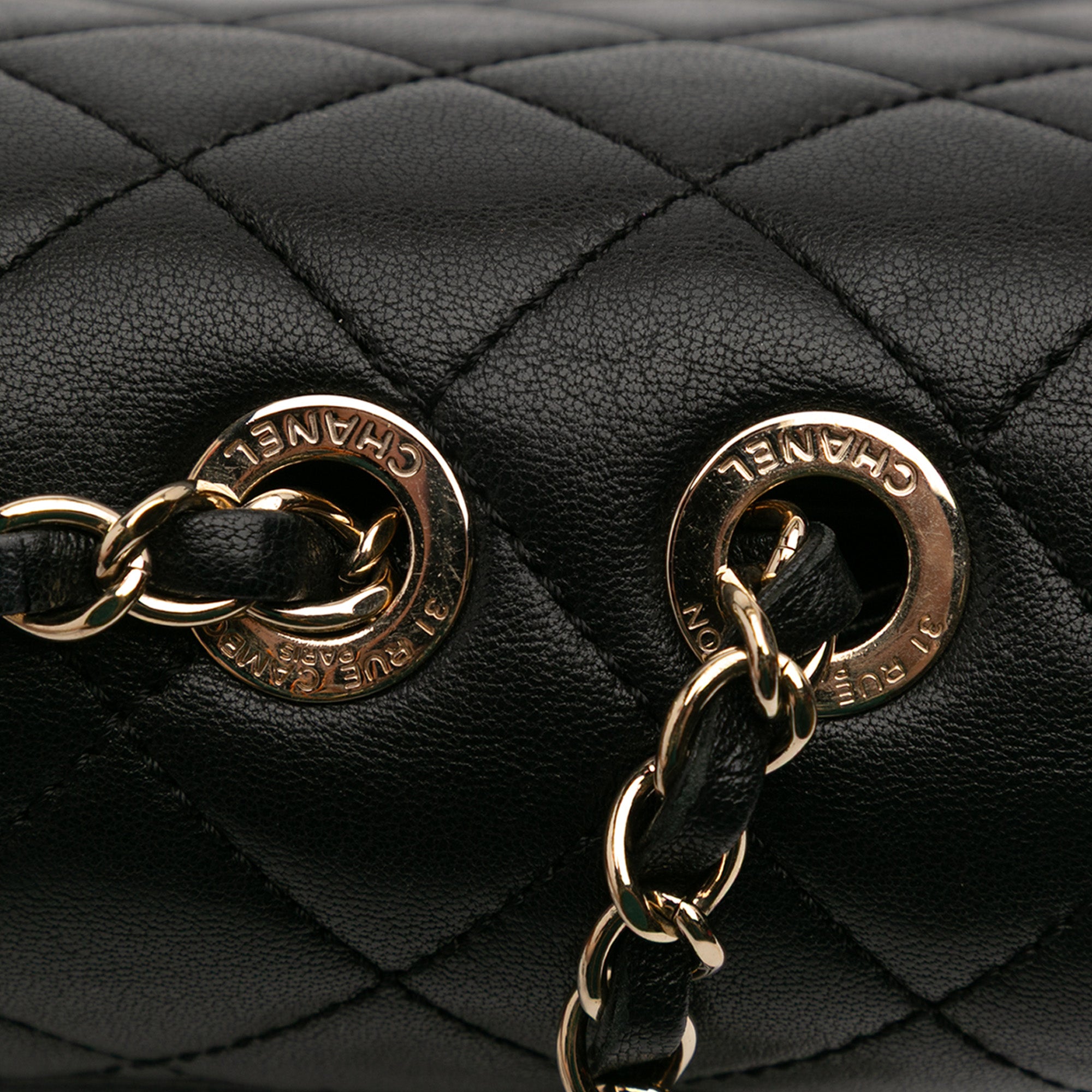 Large Sheepskin Beauty Lock Flap