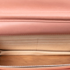 CC Quilted Bicolor Lambskin Wallet On Chain